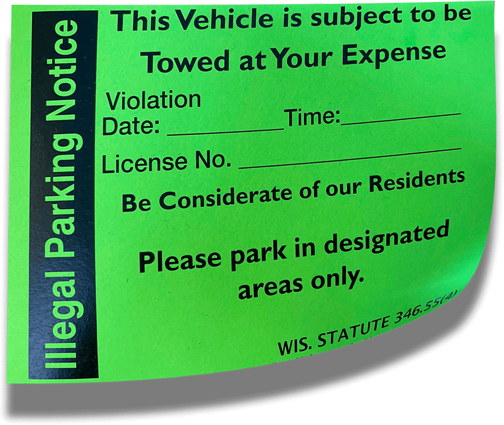 Illegal Parking Notice